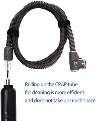 CPAP Cleaning Kit, Electric CPAP Cleaner for Hose and Mask, Silicone Brush Cleaner, Compatible with 22mm and 15mm Hose