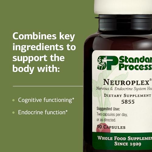 Standard Process - Neuroplex - Supports Nervous and Endocrine Systems - 90 Capsules