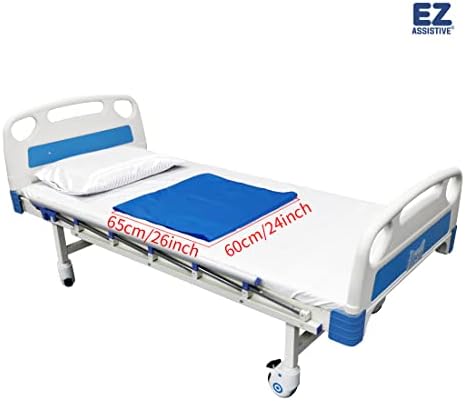EZ Assistive 56"*78" Flat Slide Sheet Reusable and Washable Patient Transfer Sheet for Patient in-Bed Transferring and Repositioning Easy Apply and