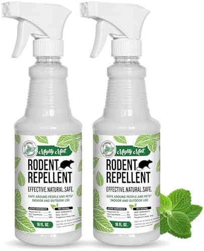 Mighty Mint Peppermint Oil Rodent Repellent Spray, 16 oz