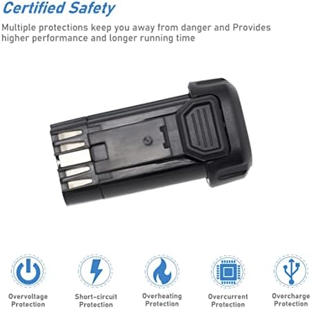 8V Max Replacement Battery for DCB080 DW4390 DCF680N1 DCF680N2 DCF680G2