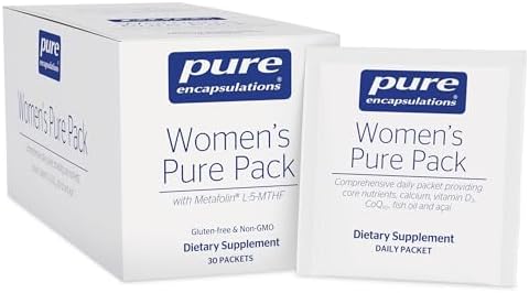 Pure Encapsulations Women's Pure Pack - for Women Over 40 - Bone, Heart, Eye & Breast Health* - with Calcium, DHA