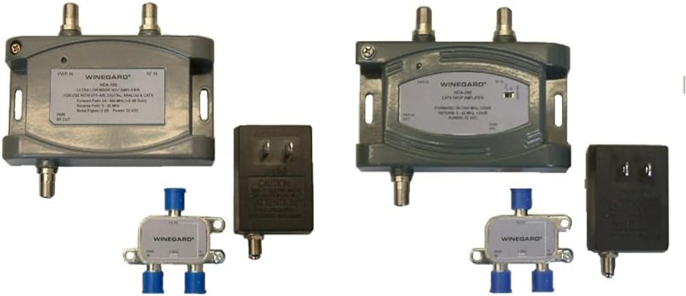 Winegard HDA-100 Distribution Amplifier 5-1000 Mhz 15dB, One Size