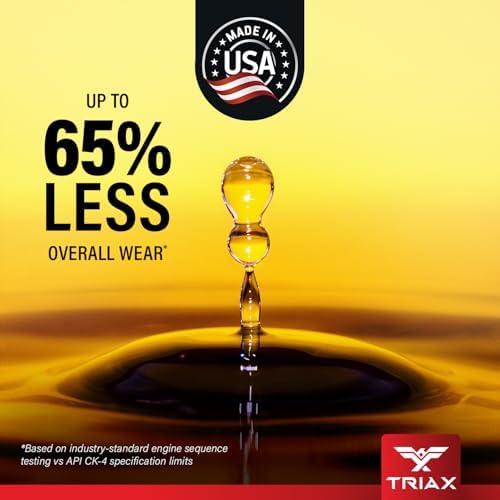 TRIAX Fleet Ultra ESP 10W-30 API CK-4 Licensed Synthetic Blend, Moly and Boron Performance Boosted, Heavy Duty Diesel Engine Oil