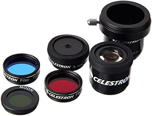 Celestron AstroMaster 130EQ Newtonian Telescope - Fully-Coated Glass Optics - Bonus Astronomy Software & Accessory Kit