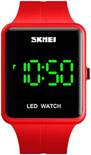 Gosasa Large Face LED Digital Watch Date Time 3Bar Waterproof Wristwatch Men Women Sports Watches