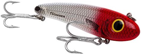 Bomber Lures Mullet Slow-Sinking Twitch / Walking Saltwater Fishing Lure - Excellent for Speckled Trout, Redfish, Stripers and More, 3 1/2 Inch, 5/8 Ounce