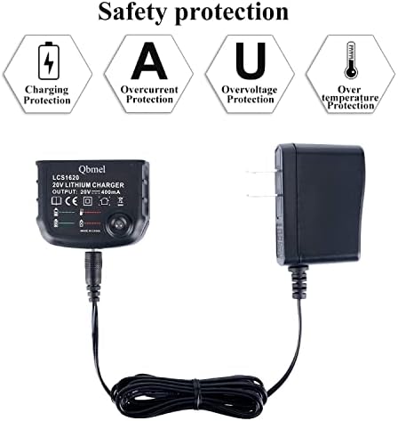 20Volt Li-Ion Battery Charger Replacement for Black+Decker LCS1620 90590282 20V MAX Lithium Ion Battery LBXR20 LBXR20-OPE LB20 LBX20 LBX4020
