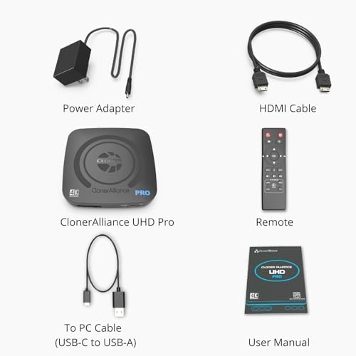 UHD Pro, 4K Video Recorder, HDMI Capture DVR with H.265/H.264 Codec, Cinematic 24fps Recording(Up to 30fps), 4K@60fps Passthrough