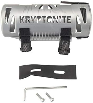Kryptonite Transit Tube-R Bicycle Chain Lock Carrier, Silver