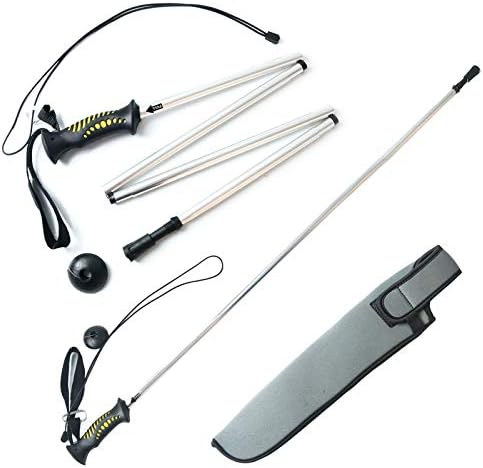 M MAXIMUMCATCH Maxcatch Folding Wading Staff with Neoprene Pouch Fly Fishing Wading Stick