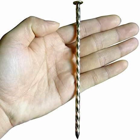 Artificial Turf Stakes, 35 Count 6-Inch,Galvanized Metal Landscape Spikes