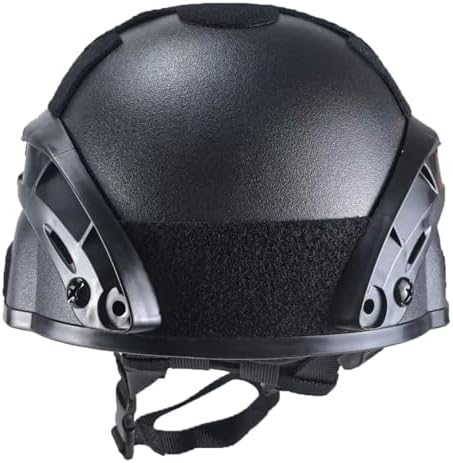 Tactical Airsoft Paintball MICH 2000 Helmet with Side Rail & NVG Mount