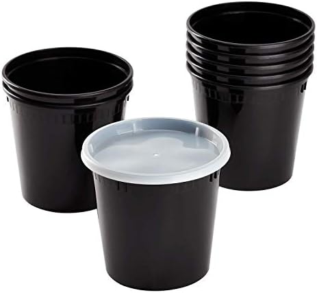 Karat [32oz - 240 ct] Clear PP Injection Molded Round Deli Containers with Lids (FP-IMDC32-PP)