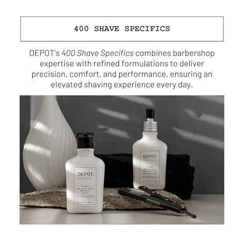 DEPOT No. 408 Moisturizing After Shave Balm | Classic Cologne, 3.4 Fl Oz