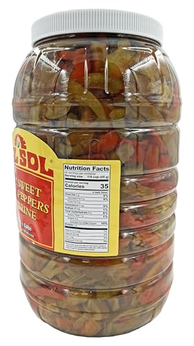 Del Sol Cut Sweet Bell Peppers in Brine (1 Gallon)