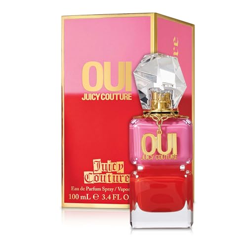 Juicy Couture Oui Eau De Parfum, Women's Perfume with Notes of Watermelon, Jasmine & Techno Woods - Fruity & Floral Perfume for Women