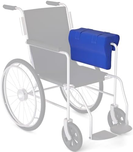Skil-Care EZ On Foam Arm Trough, Lateral Wheelchair Support, Universal Fit | Wipe-Clean Nylon Cover, Rigid Insert, Left or Right Side, Torso Stabilization, Reduces Lateral Leaning, Facility and Home Use