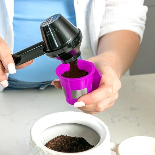 Perfect Pod Café Fill Value Pack 2 Reusable K-Cup Pods and Coffee Scoop Set | 1-Stream Refillable Capsules, BPA-Free Design, Fits Keurig K-Mini
