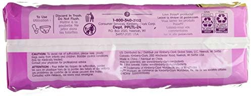 Poise Incontinence Ultra Thins Light Absorbency, 24 Count