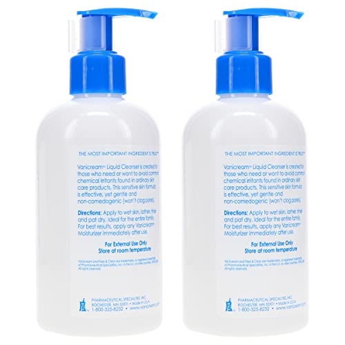 Free and Clear Liquid Cleanser, 8 Ounces each, Pack of 2