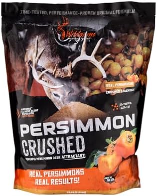 WILDGAME Innovations Persimmon Crushed Deer Attractant, 5lb Bag | Powerful Nutritious Long-Lasting Airborne Hunting Attractant with Real Persimmons