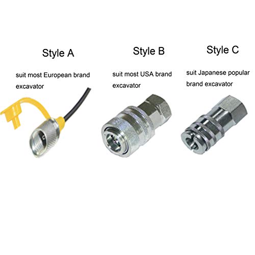 XZT 70U Hydraulic Pressure Test Coupling Kit, Pressure gauges Set, Test Hose