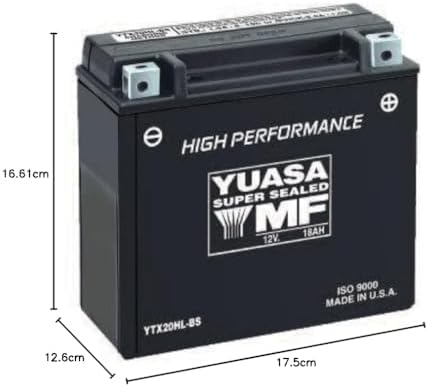 Yuasa YUAM6230X YIX30L-BS Maintenance Free YIX Battery with Acid pack