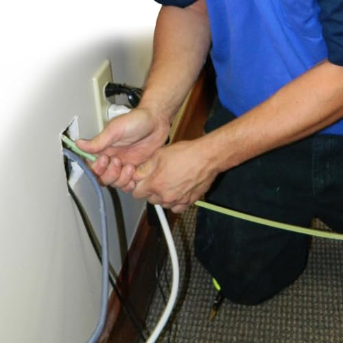 Jameson 18 ft Glow Fish Rod Kit - Non-Conductive Fiberglass Glow Rods for Running Wire in Ceilings, Attics, Floors