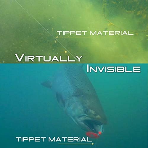 M MAXIMUMCATCH Maxcatch Fluorocarbon Fly Fishing Tippet Material Leader Line –Virtually Invisible – 55yards 0X-6X (Made in Japan)