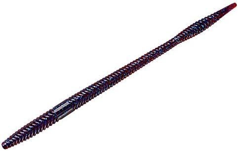 YUM Mighty Worm Straight-Tail Soft Plastic Bait Fishing Lure, 10.5 Inch Length, 5 per Pack
