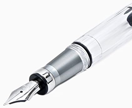 TWSBI Diamond 580ALR Nickel Gray Fountain Pen Nib F