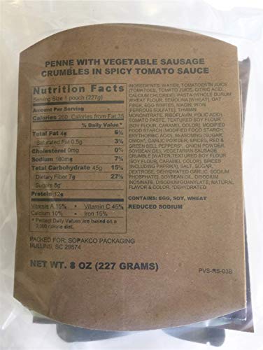6/2021 Pack Date - 6/2026 expiration MREs with 16 MREs-Reduced Sodium Food Rations-Meals Ready To Eat-2021 Manufacture Date