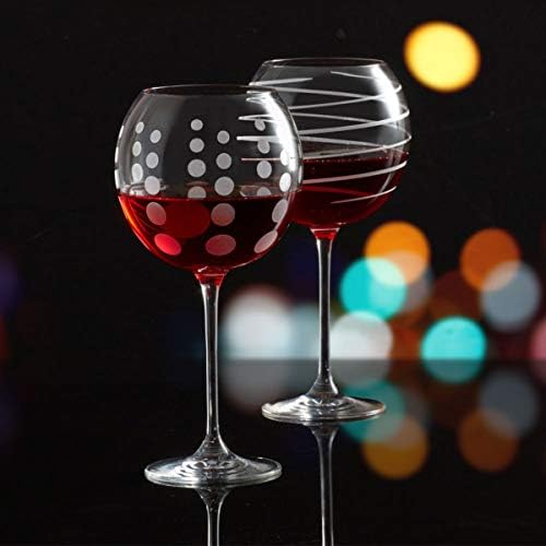 Mikasa Cheers Bordeaux Wine Glass, Set of 4, 24 Ounce, Clear