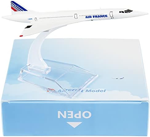 24-Hours The Air France F-BVFB Concorde Alloy Metal Souvenir Model Airplane