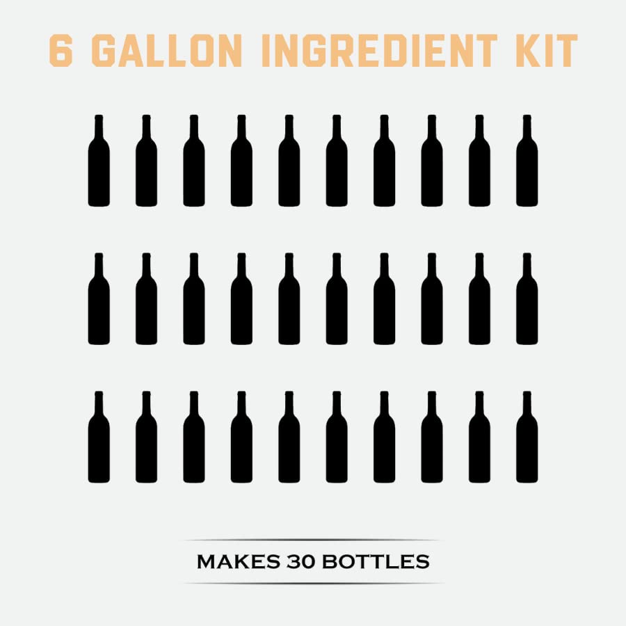 Fontana French Cabernet Sauvignon Wine Making Kit | 6 Gallon Wine Kit
