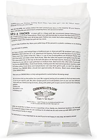 CookinPellets Premium Hickory Grill Smoker Smoking Wood Pellets, 40 Pound Bag (4 Pack)