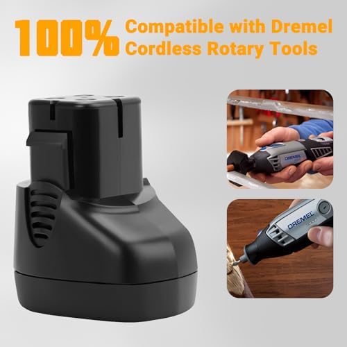 2-Pack Replacement Dremel Battery, 7.2V 3500mAh Ni-MH