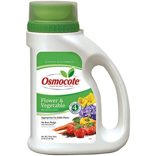 Osmocote 4 Month 14-14-14 Slow Release Vegetable & Flower Plant Food Fertilizer, 4.5 Lbs. - Pack of (2)