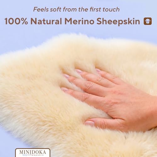 Medical Sheepskin for Bedsores, Oeko-Tex Lambskin Pad 24 x 41 in, Shorn | Dense shorn medical lambskin helps relieve pressure points on bed