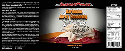 The Sausage Maker - Barbecue Jerky Seasoning, 5 lb w/ InstaCure #1, 1 lb