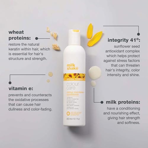 milk_shake Color Maintainer Conditioner | Paraben-free Conditioner for Color-Treated Hair | With Milk Proteins and Sunflower Seed Extract to Hydrate, Protect, and Support Shine