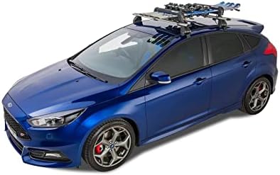 Rhino-Rack Carrier for Skis, Snowboards, Fishing Rods, Paddles, Skateboards, Water Skis, Wakeboard & More, Universal Mounting, Easy to Use, Locking, Lightweight & Heavy Duty, Suitable for All Vehicles