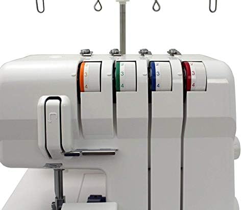 Juki, MO-50E, 3 or 4 Thread Serger, Lay In Tensions, Adjustable Differential Feed, Built In Rolled Hem, Automatic Lower Looper Threader