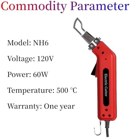 Handheld Electric Hot Knife Cutter and Heat Sealer Rope Healing Professional Hot Cutting Knife Fabric Cloth Cutter
