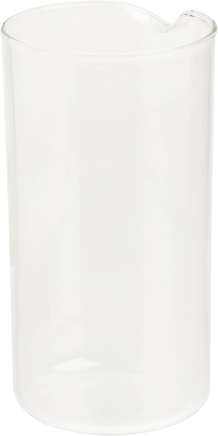 BonJour 8-Cup French Press 53315 Replacement Glass Carafe, Universal Design | Universal Fit for Most 8-Cup French Press Frames, Durable Glass, Easy Replacement Part