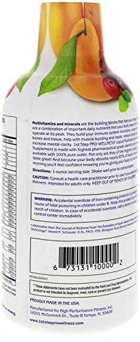 1st Step for Energy Liquid Multivitamin & Mineral Citrus Burst 16 fl oz (1 pt) 473 ml