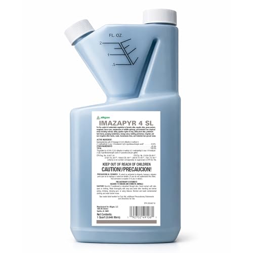 Alligare Imazapyr Herbicide 4 SL for Broad Spectrum Control of 185 Annual, Biennial, and Perennial Weeds & Brush - 2.5 Gallon Liquid Weed Killer, Ideal for Rangeland, Bare-Ground, and Site Preparation