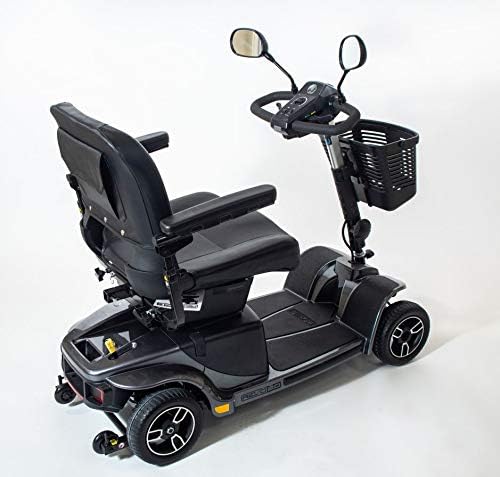 Deluxe Scooter Rear View Mirror Pair for Most Pride Mobility Scooters (Only Works with Scooters with Screw Holes On The Tiller)