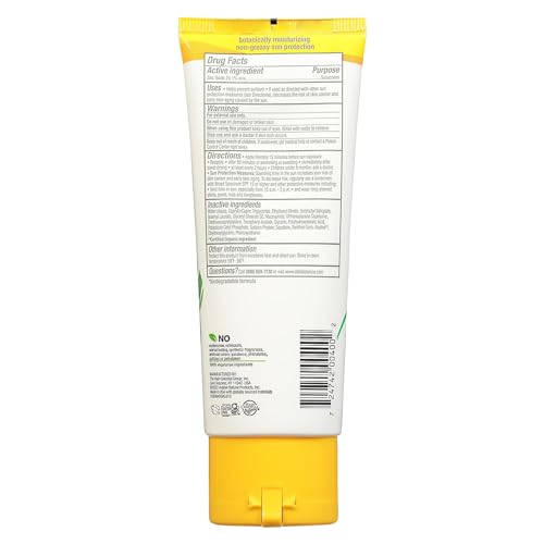 Alba Botanica Mineral Sunscreen Lotion SPF 50, Broad Spectrum, Fragrance Free, 3 Fl Oz (Packaging May Vary)